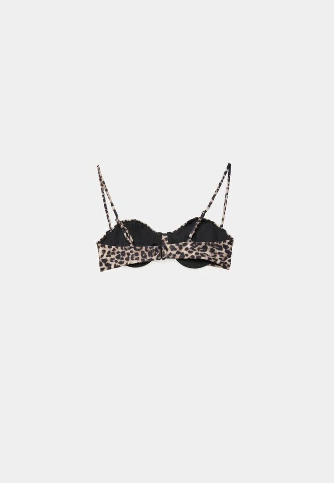 Balconette Animal Print Bikini Top Balconette Animal Print Bikini Top