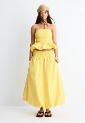 Balloon Bustier Top