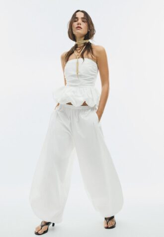 Balloon Bustier Top