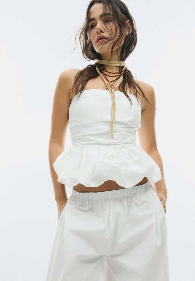 Balloon Bustier Top Balloon Bustier Top