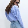 Balloon Shirt in Two Materials