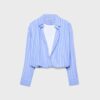 Balloon Shirt in Two Materials