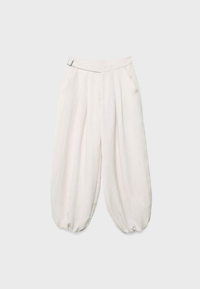 Balloon Trousers with Buckle Balloon Trousers with Buckle