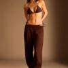 Balloon Trousers with Turn-Down Waist Balloon Trousers with Turn-Down Waist
