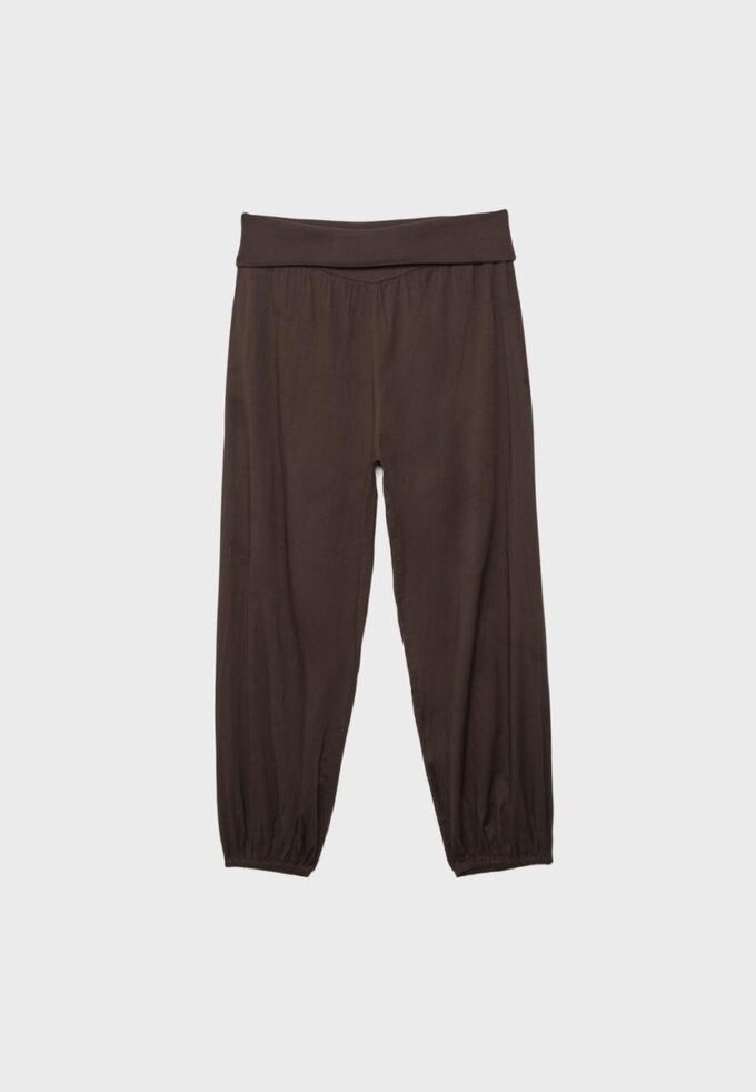 Balloon Trousers with Turn-Down Waist Balloon Trousers with Turn-Down Waist
