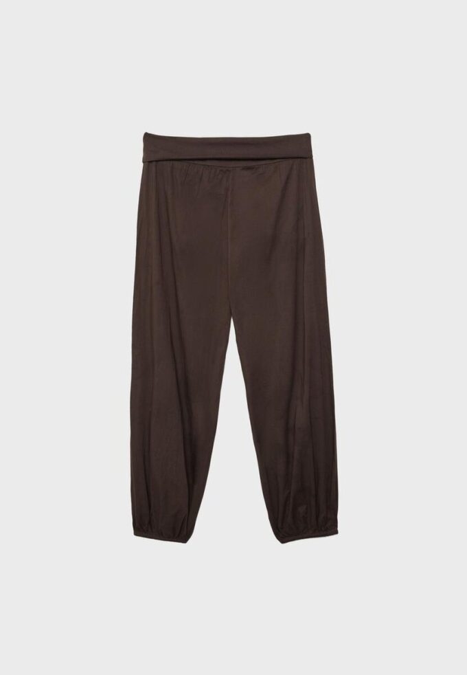 Balloon Trousers with Turn-Down Waist Balloon Trousers with Turn-Down Waist