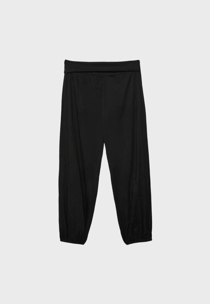 Balloon Trousers with Turn-Down Waist Balloon Trousers with Turn-Down Waist