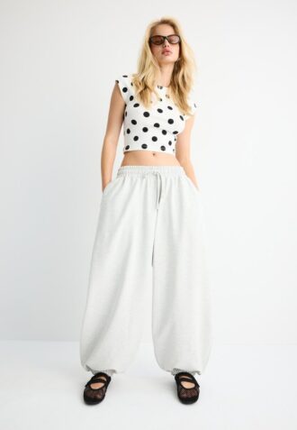 Balloon Volume Jogger Trousers