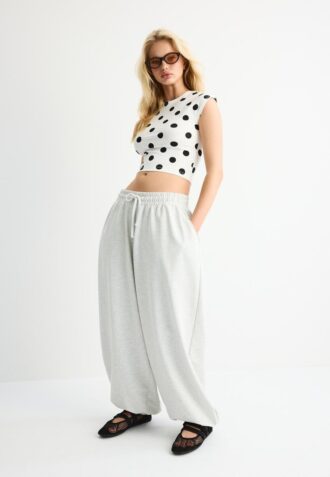 Balloon Volume Jogger Trousers
