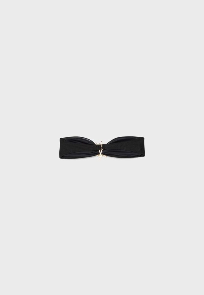 Bandeau Bikini Top with Sun Buckle Bandeau Bikini Top with Sun Buckle
