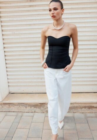 Bandeau Sweetheart Neckline