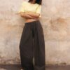 Barrel Poplin Trousers with Stoppers Barrel Poplin Trousers with Stoppers
