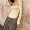 Barrel Poplin Trousers with Stoppers Barrel Poplin Trousers with Stoppers