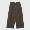 Barrel Poplin Trousers with Stoppers Barrel Poplin Trousers with Stoppers