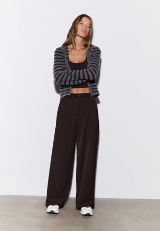 Barrel Smart Trousers with Darts