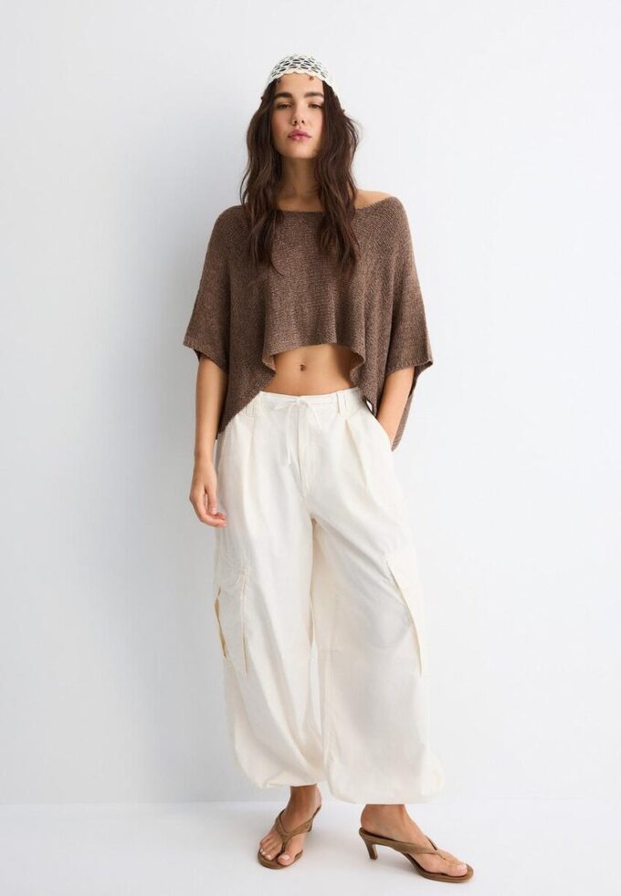 Basic Cape Knit Jumper