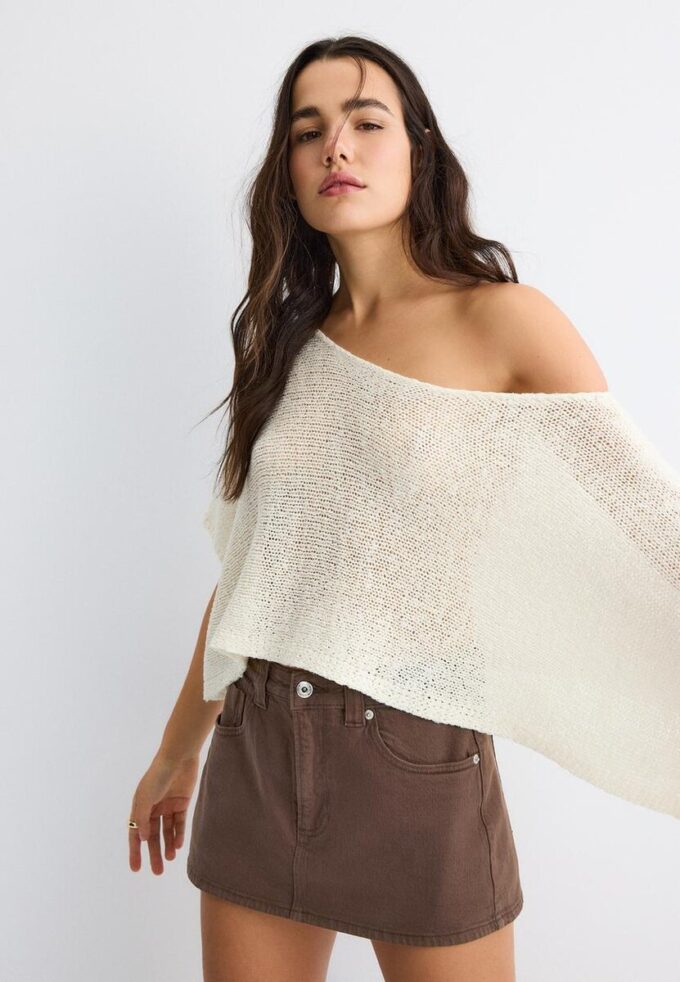 Basic Cape Knit Jumper