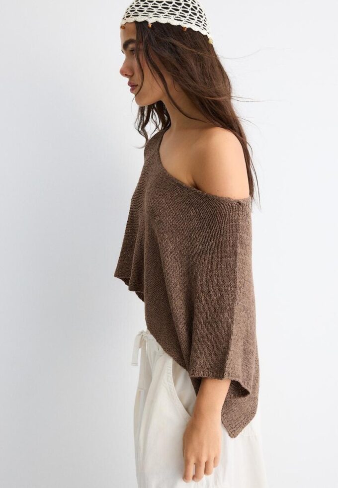 Basic Cape Knit Jumper