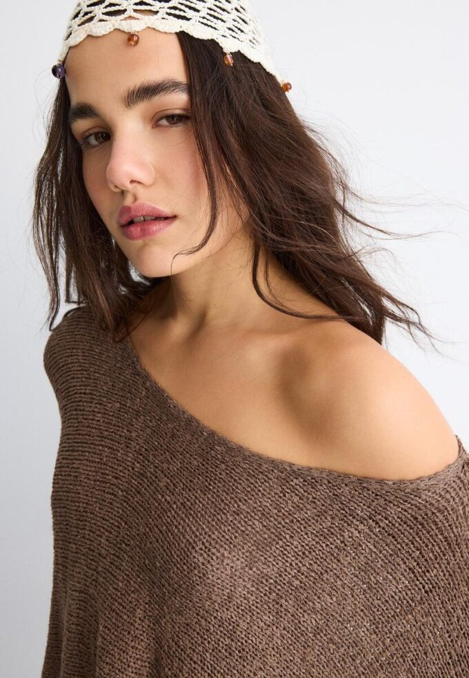 Basic Cape Knit Jumper