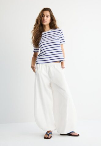 Basic Heavy Weight Striped Regular Fit T-Shirt