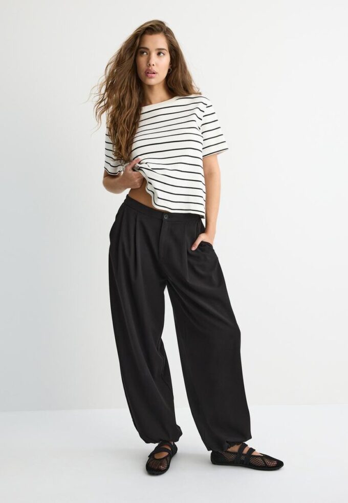 Basic Heavy Weight Striped Regular Fit T-Shirt