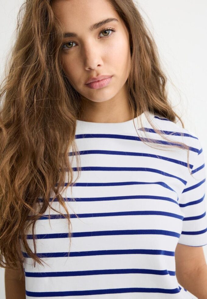 Basic Heavy Weight Striped Regular Fit T-Shirt Basic Heavy Weight Striped Regular Fit T-Shirt