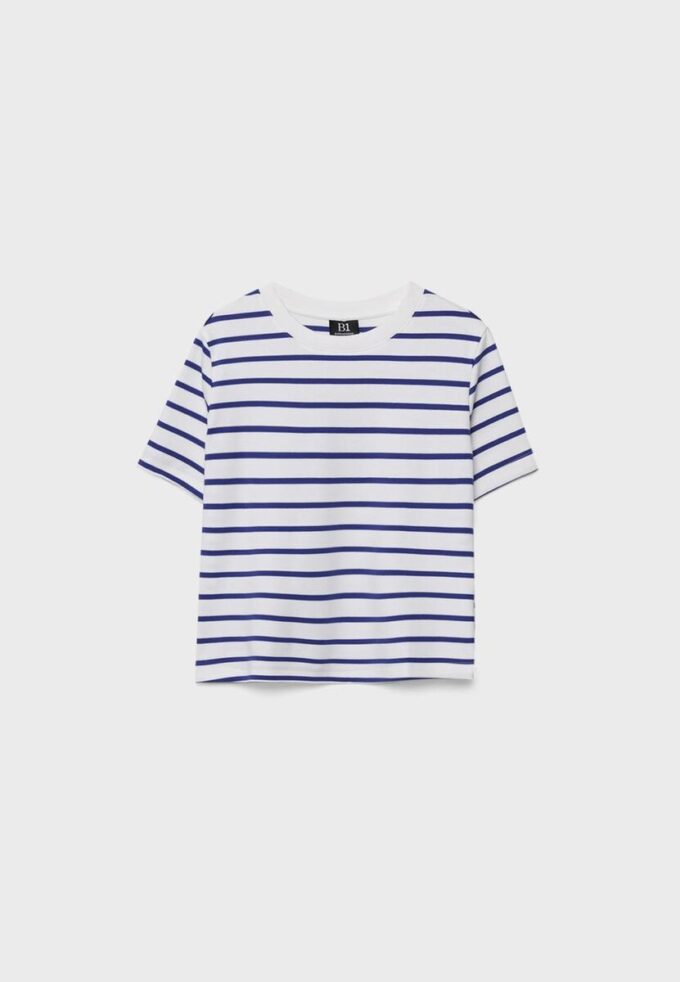 Basic Heavy Weight Striped Regular Fit T-Shirt Basic Heavy Weight Striped Regular Fit T-Shirt