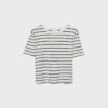 Basic Heavy Weight Striped Regular Fit T-Shirt
