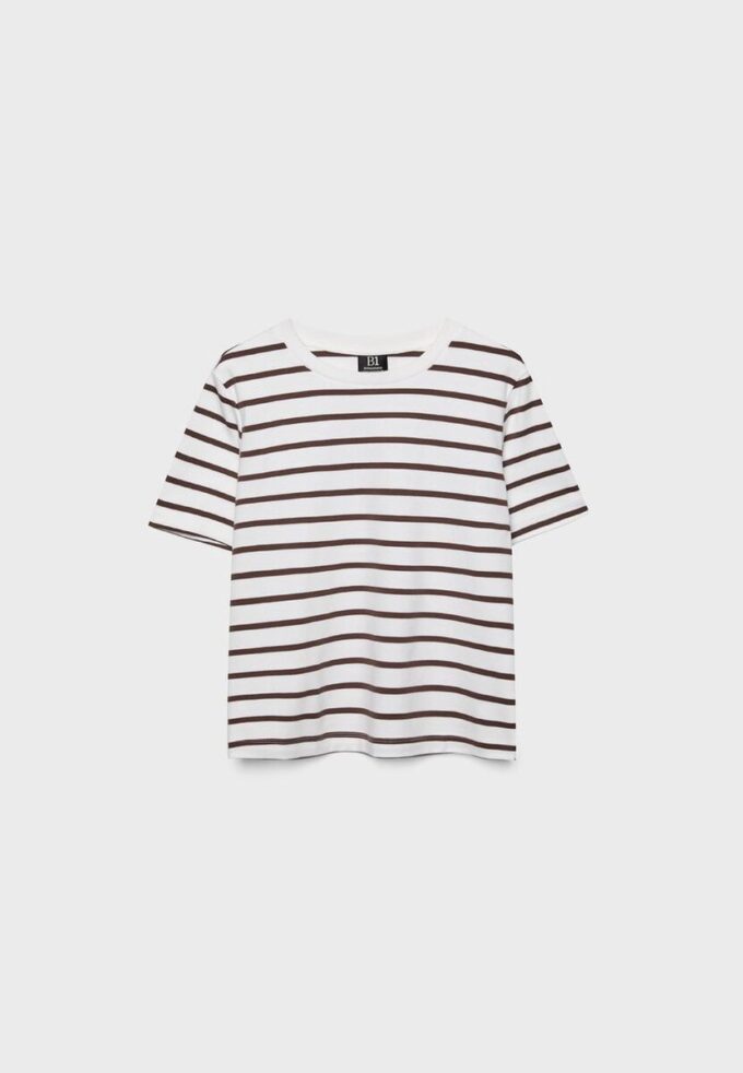 Basic Heavy Weight Striped Regular Fit T-Shirt Basic Heavy Weight Striped Regular Fit T-Shirt