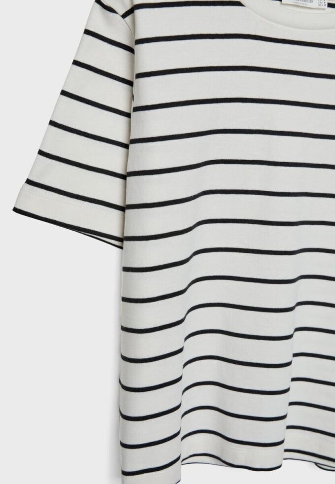 Basic Heavy Weight Striped Regular Fit T-Shirt