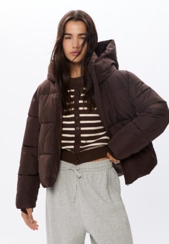 Basic Hooded Puffer Jacket