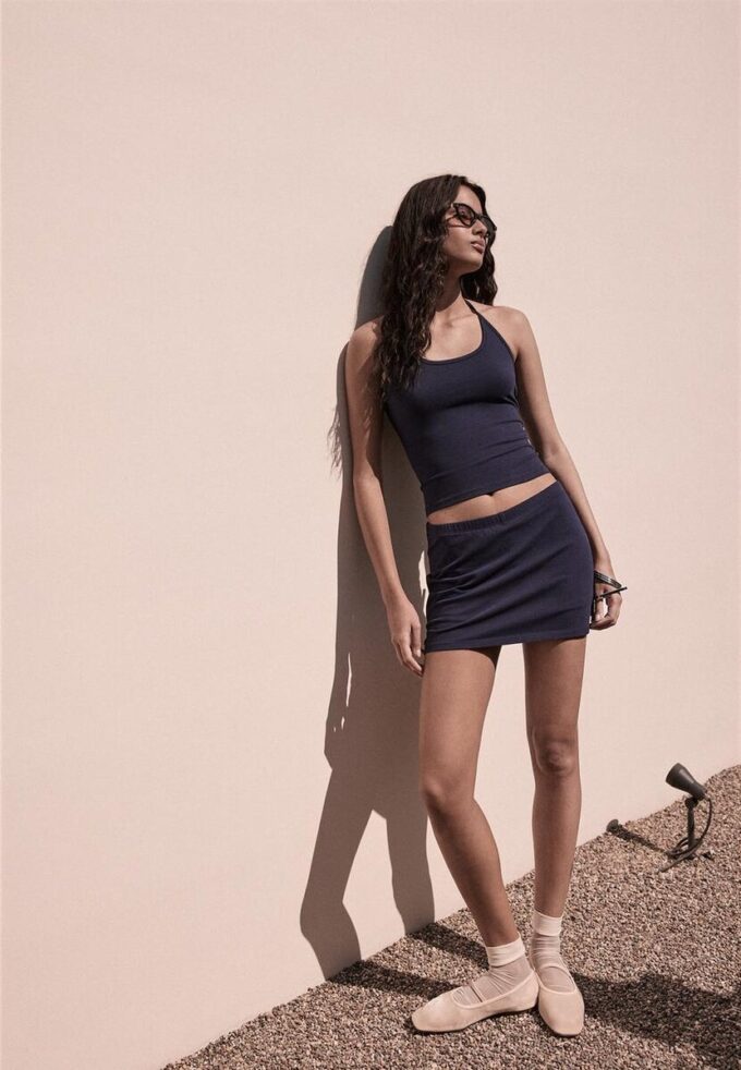 Basic Knit Skort