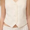 Basic Linen Blend Waistcoat