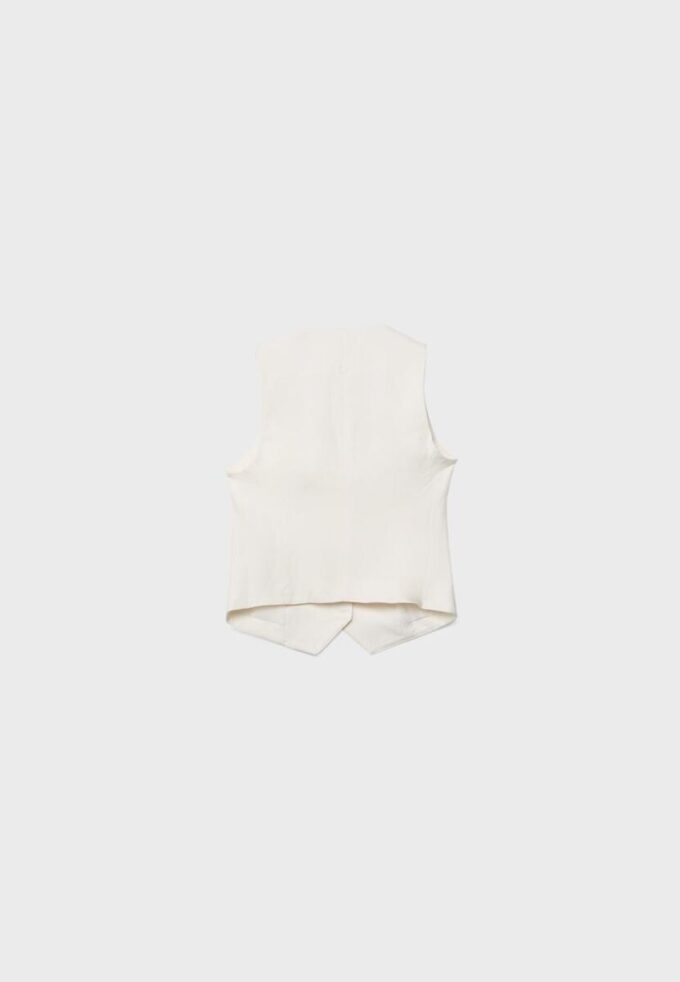 Basic Linen Blend Waistcoat