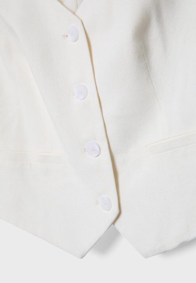 Basic Linen Blend Waistcoat