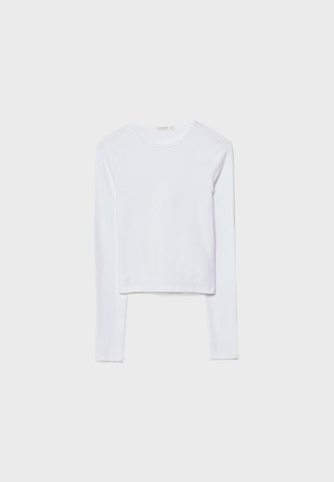Basic Long Sleeve Cotton T-Shirt Basic Long Sleeve Cotton T-Shirt