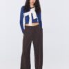 Basic Long Sleeve Striped Cotton T-Shirt