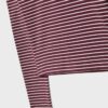 Basic Long Sleeve Striped Cotton T-Shirt