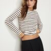 Basic Long Sleeve Striped T-Shirt Basic Long Sleeve Striped T-Shirt
