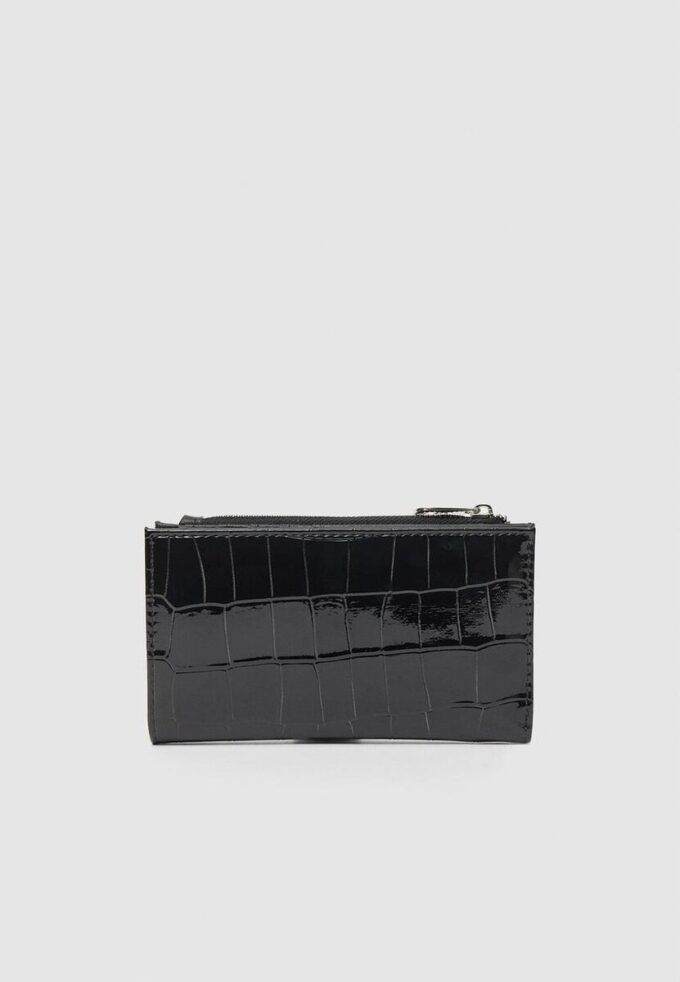 Basic Mock Croc Purse