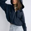 Basic Nylon Hooded Jacket
