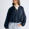 Basic Nylon Hooded Jacket