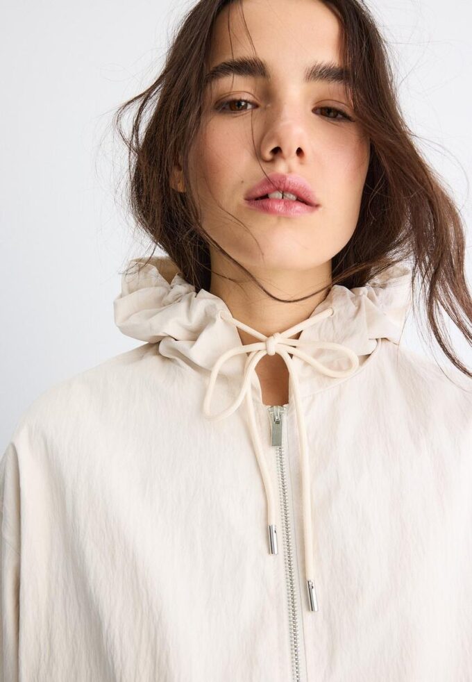 Basic Nylon Hooded Jacket Basic Nylon Hooded Jacket