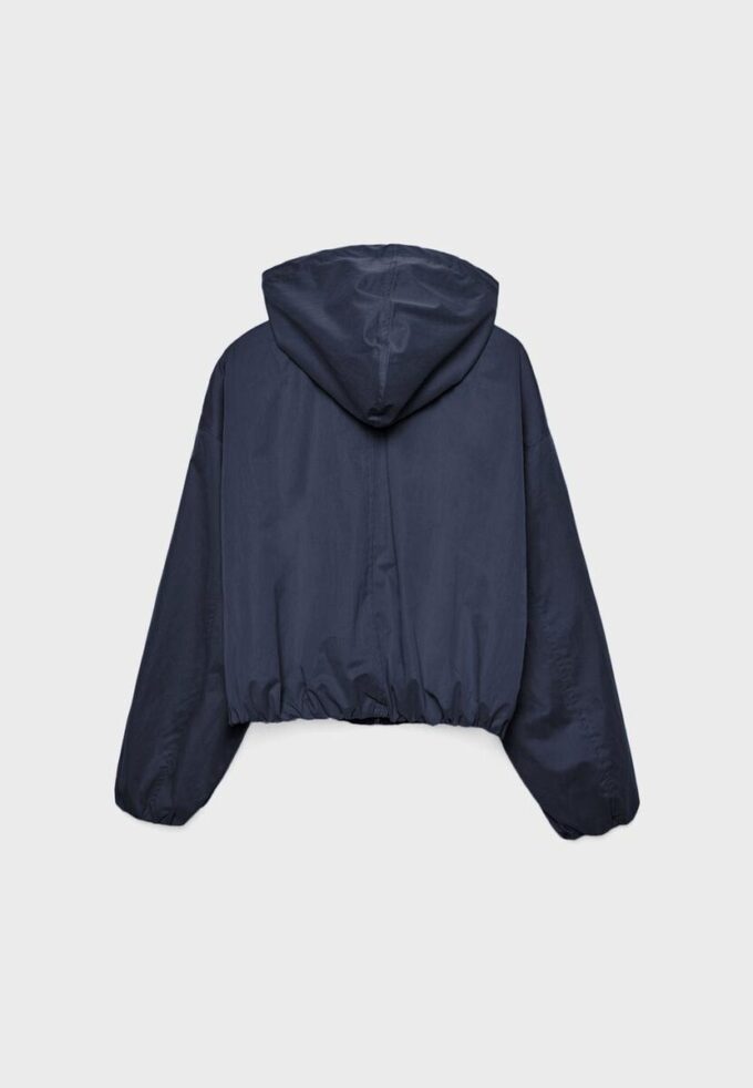 Basic Nylon Hooded Jacket