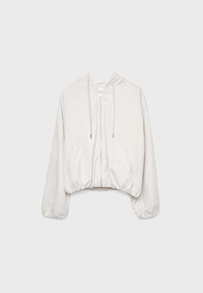 Basic Nylon Hooded Jacket Basic Nylon Hooded Jacket