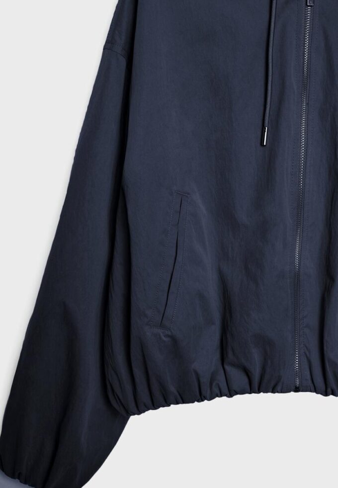 Basic Nylon Hooded Jacket