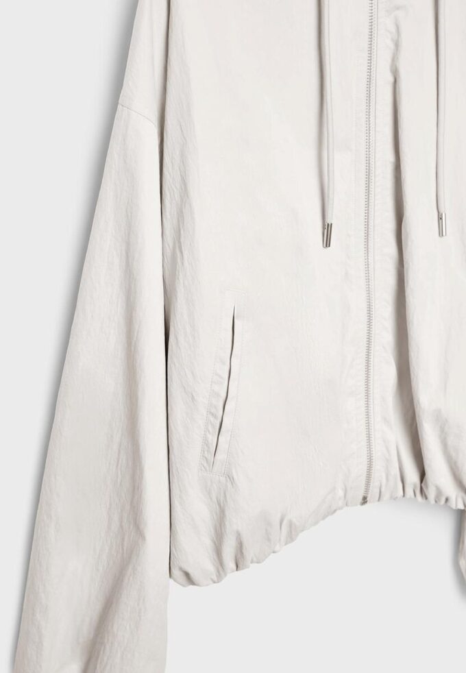 Basic Nylon Hooded Jacket Basic Nylon Hooded Jacket
