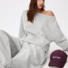Basic Off-The-Shoulder Sweatshirt Basic Off-The-Shoulder Sweatshirt
