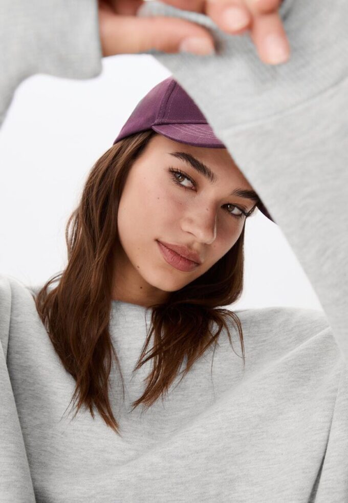 Basic Off-The-Shoulder Sweatshirt Basic Off-The-Shoulder Sweatshirt