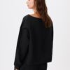 Basic Off-The-Shoulder Sweatshirt
